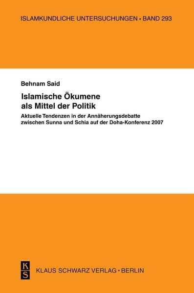 Produktbild: Islamische &Ouml;kumene als Mittel der Politik
