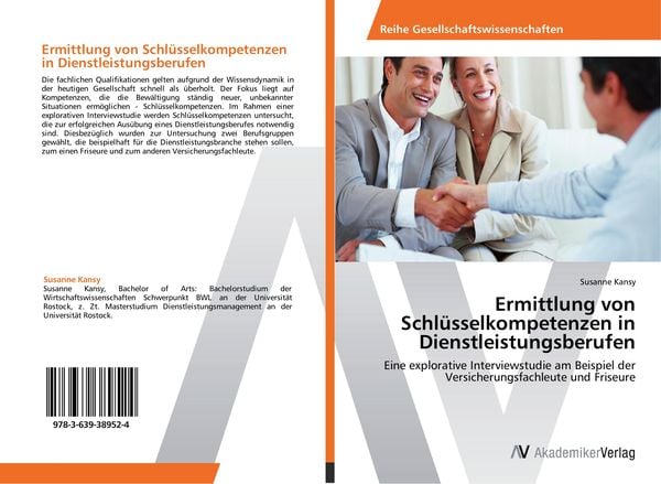 Produktbild: Ermittlung von Schl&uuml;sselkompetenzen in Dienstleistungsberufen