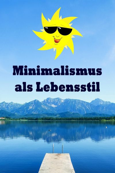 Produktbild: Minimalismus als Lebensstil