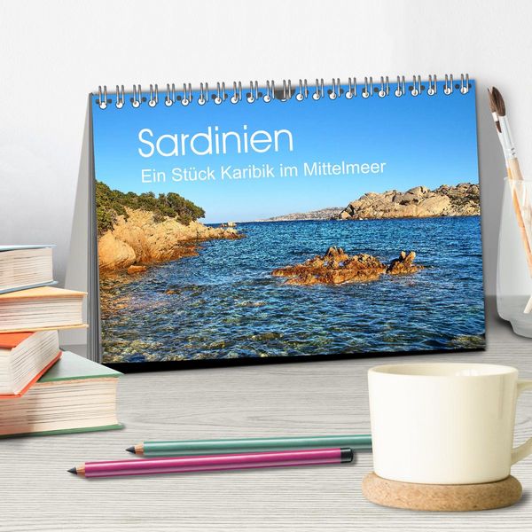 Produktbild: Sardinien - Ein St&uuml;ck Karibik im Mittelmeer (Tischkalender 2026 DIN A5 quer), CALVENDO Monatskalender