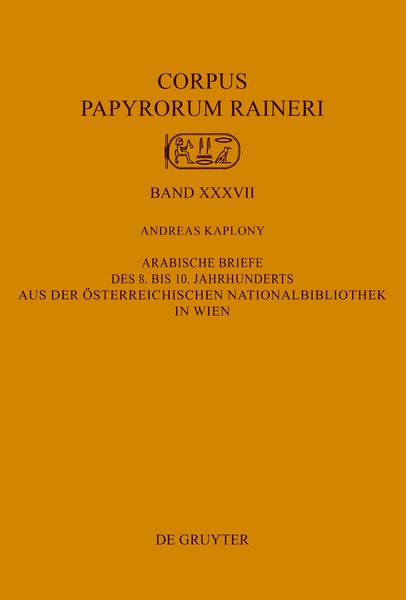 Produktbild: Arabische Briefe des 8. bis 10. Jahrhunderts aus der &Ouml;sterreichischen Nationalbibliothek in Wien