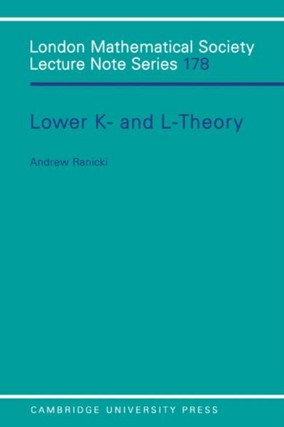 Produktbild: Lower K- and L-theory