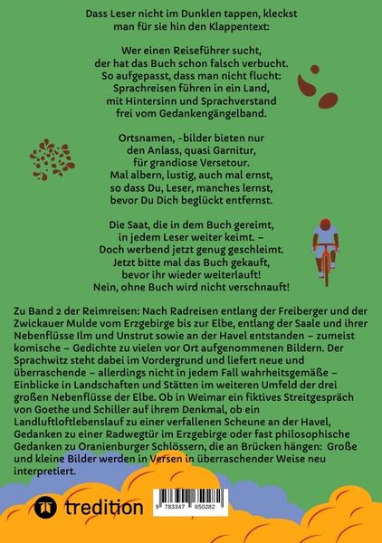 Produktbild: Reimreisen 2 - Von Ortsnamen und Ortsansichten zu hintergr&uuml;ndigen und grundlosen Gedichten mit Sprachwitz