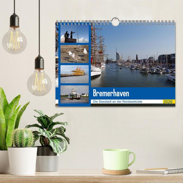 Produktbild: Bremerhaven. Die Seestadt an der Nordseek&uuml;ste (Wandkalender 2026 DIN A4 quer), CALVENDO Monatskalender