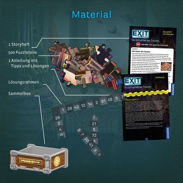 Produktbild: EXIT&reg; Puzzle Die Bibliothek der Tr&auml;ume
