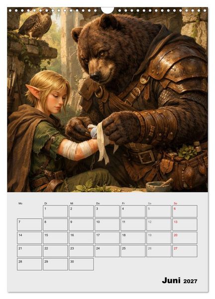 Produktbild: Mythische Gef&auml;hrten (Wandkalender 2027 DIN A3 hoch), CALVENDO Monatskalender