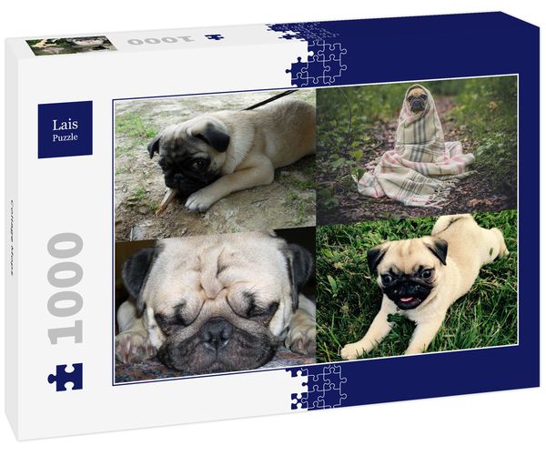 Produktbild: Lais Puzzle Collage Mops 1000 Teile