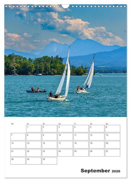 Produktbild: Urlaub in Oberbayern - zwischen Watzmann und Chiemsee (Wandkalender 2026 DIN A3 hoch), CALVENDO Monatskalender