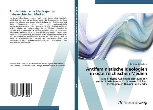 Produktbild: Antifeministische Ideologien in &ouml;sterreichischen Medien