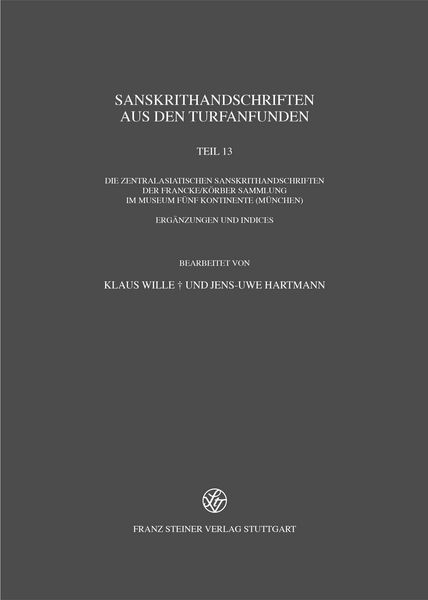 Produktbild: Sanskrithandschriften aus den Turfanfunden