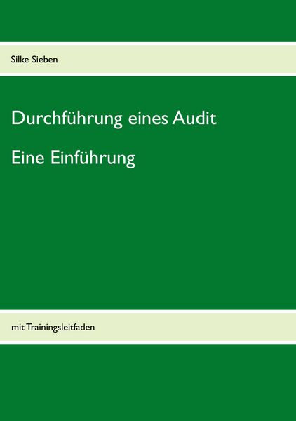 Produktbild: Durchf&uuml;hrung eines Audits: Eine Einf&uuml;hrung
