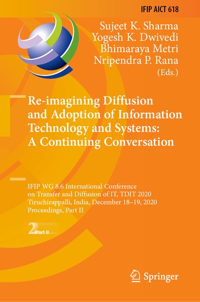 Produktbild: Re-imagining Diffusion and Adoption of Information Technology and Systems: A Continuing Conversation