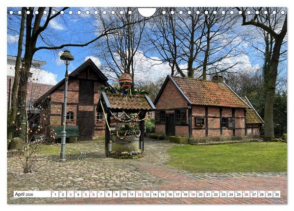 Produktbild: Lingen Ems (Wandkalender 2026 DIN A4 quer), CALVENDO Monatskalender