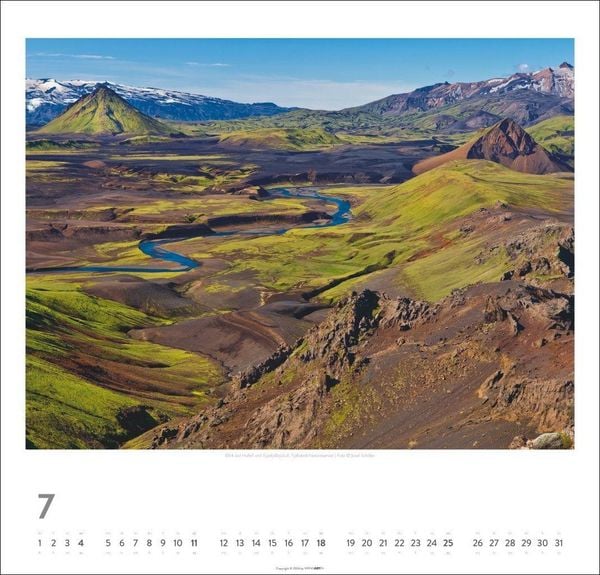 Produktbild: Island Kalender 2027 - Insel aus Feuer und Eis