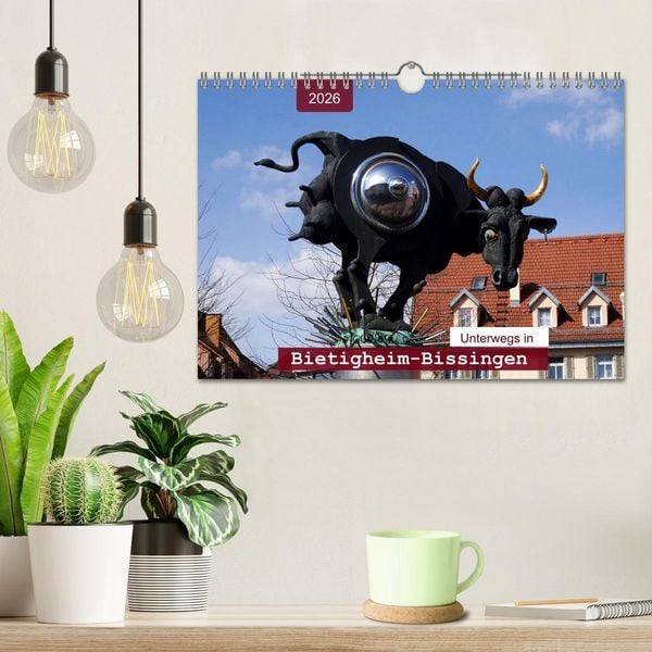 Produktbild: Unterwegs in Bietigheim-Bissingen (Wandkalender 2026 DIN A4 quer), CALVENDO Monatskalender