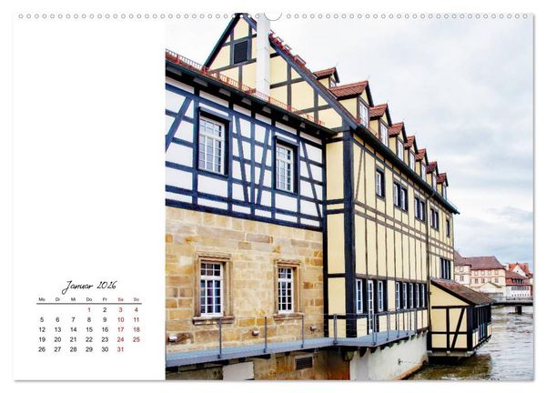 Produktbild: Reiseziel Bamberg (hochwertiger Premium Wandkalender 2026 DIN A2 quer), Kunstdruck in Hochglanz