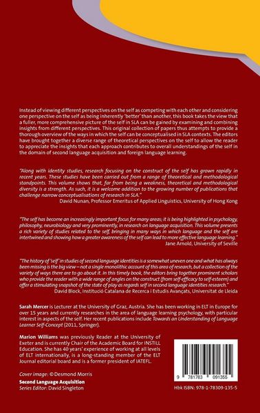 Produktbild: Multiple Perspectives on the Self in SLA