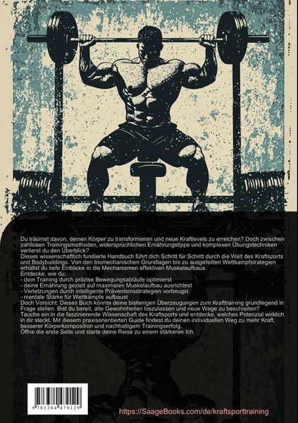 Produktbild: Kraftsport Training & Bodybuilding: Der ultimative Guide f&uuml;r Muskelaufbau Training