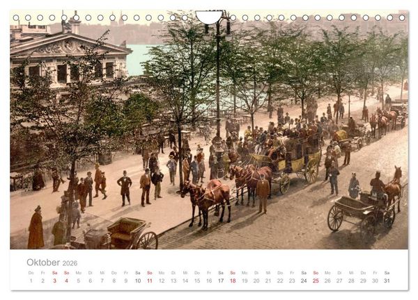 Produktbild: Deutschland um 1900 (Wandkalender 2026 DIN A4 quer), CALVENDO Monatskalender