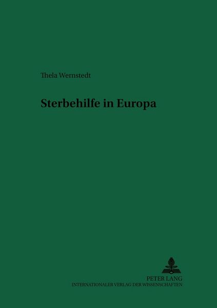 Produktbild: Sterbehilfe in Europa