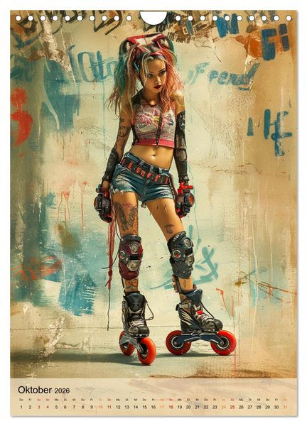 Produktbild: Rollerblades - einfach cool (Wandkalender 2026 DIN A4 hoch), CALVENDO Monatskalender