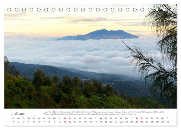 Produktbild: JAVA Natur pur (Tischkalender 2026 DIN A5 quer), CALVENDO Monatskalender