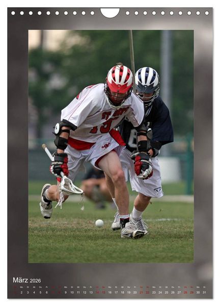 Produktbild: Teamsport - LACROSSE (Wandkalender 2026 DIN A4 hoch), CALVENDO Monatskalender