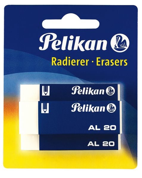 Pelikan Radierer AL20 aus Kunststof, 3er Set