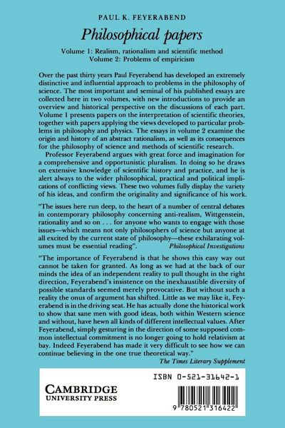 Produktbild: Realism, Rationalism and Scientific Method