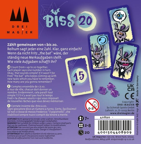 Produktbild: Biss 20. Drei Magier&reg; Kartenspiel