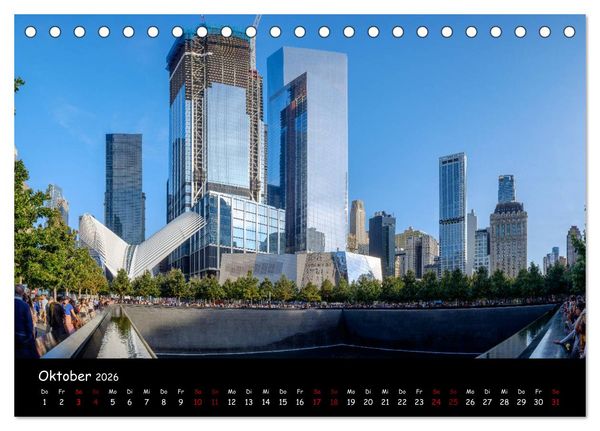 Produktbild: New York City - Impressionen (Tischkalender 2026 DIN A5 quer), CALVENDO Monatskalender