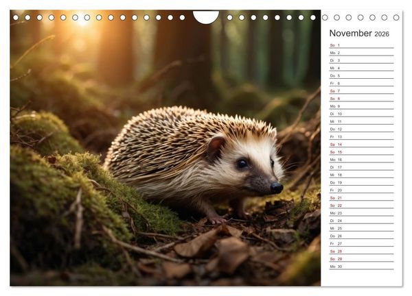 Produktbild: Stachelstars (Wandkalender 2026 DIN A4 quer), CALVENDO Monatskalender