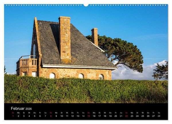 Produktbild: Unterwegs in der Bretagne (Wandkalender 2026 DIN A2 quer), CALVENDO Monatskalender