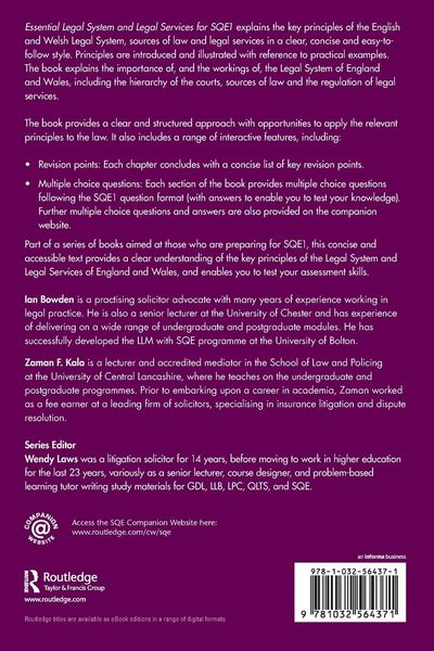 Produktbild: Essential Legal System and Legal Services for SQE1