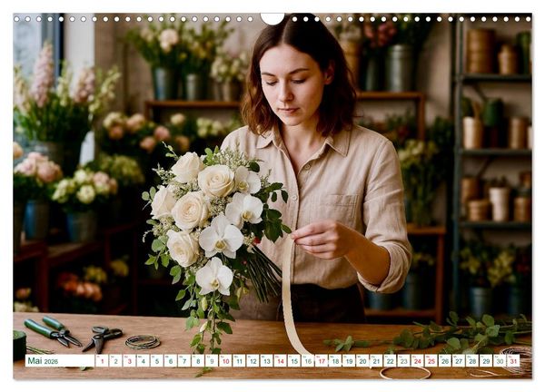 Produktbild: Floristen und ihr Handwerk (Wandkalender 2026 DIN A3 quer), CALVENDO Monatskalender