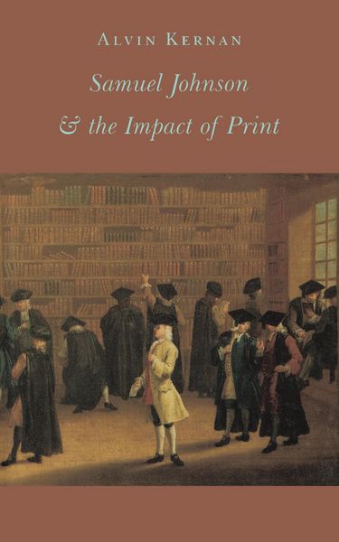 Produktbild: Samuel Johnson and the Impact of Print