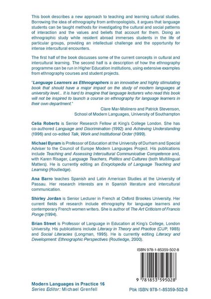 Produktbild: Language Learners as Ethnographers