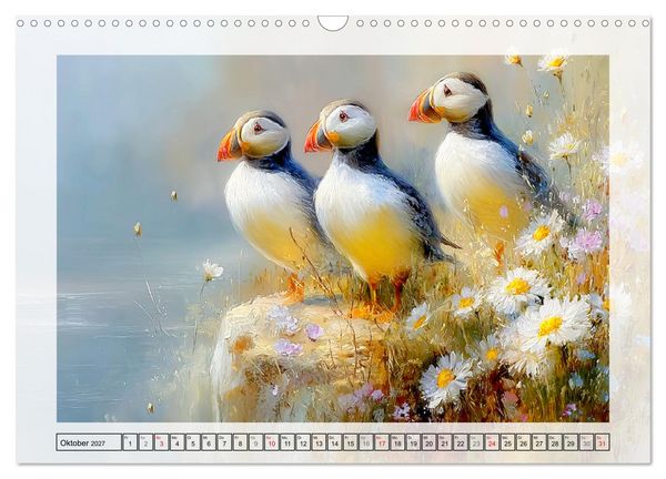 Produktbild: K&uuml;stenleben. Zauberhafte Tiere am Meer (Wandkalender 2027 DIN A3 quer), CALVENDO Monatskalender
