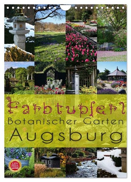 Produktbild: Farbtupferl - Botanischer Garten Augsburg (Wandkalender 2026 DIN A4 hoch), CALVENDO Monatskalender
