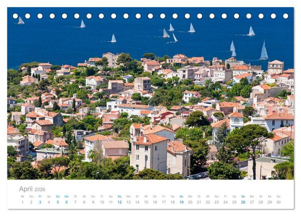 Produktbild: Marseille Maritime Metropole (Tischkalender 2026 DIN A5 quer), CALVENDO Monatskalender