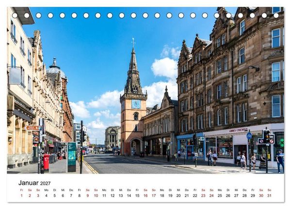 Produktbild: Faszination Glasgow (Tischkalender 2027 DIN A5 quer), CALVENDO Monatskalender