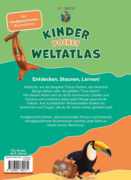 Produktbild: Der Kinder Pocket Weltatlas