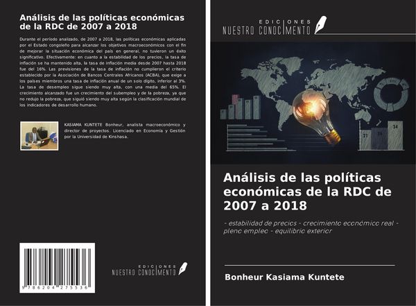 Produktbild: An&aacute;lisis de las pol&iacute;ticas econ&oacute;micas de la RDC de 2007 a 2018
