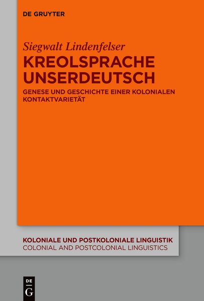 Produktbild: Kreolsprache&nbsp;Unserdeutsch