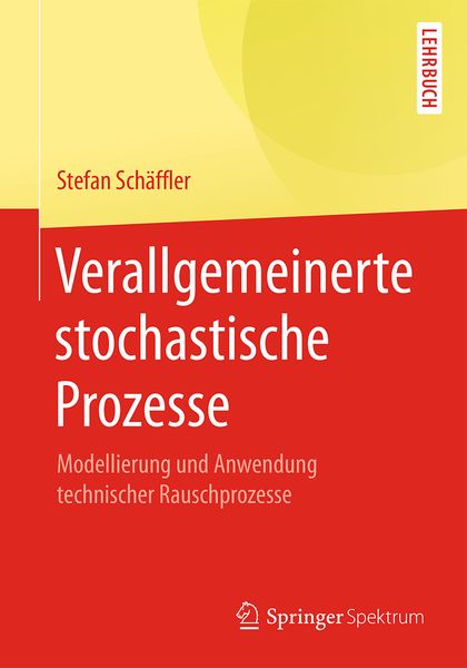 Produktbild: Verallgemeinerte stochastische Prozesse