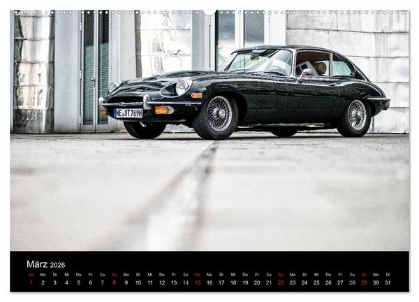 Produktbild: Jaguar E-Type 2026 (Wandkalender 2026 DIN A2 quer), CALVENDO Monatskalender