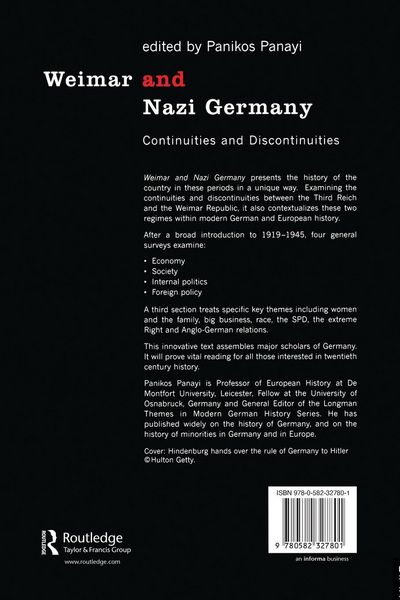 Produktbild: Weimar and Nazi Germany
