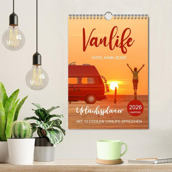 Produktbild: Vanlife - Hotel kann jeder! (Wandkalender 2026 DIN A4 hoch), CALVENDO Monatskalender