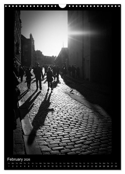 Produktbild: EDINBURGH NOIR (Wall Calendar 2026 DIN A3 portrait), CALVENDO 12 Month Wall Calendar