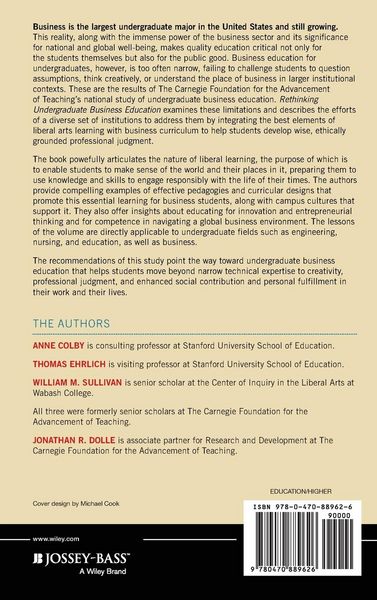 Produktbild: Rethinking Undergraduate Business Education